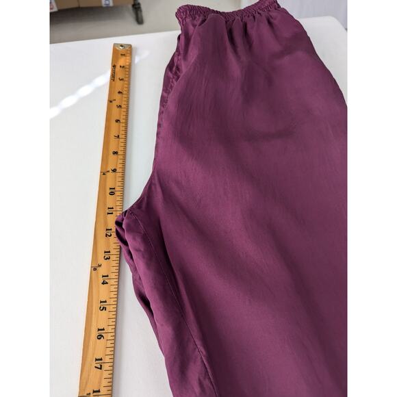 Vintage 90s Y2K Details Express 2-Piece Silk Track Suite Jacket Joggers Size L - Picture 11 of 16